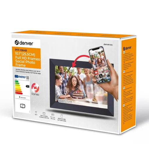 Denver Frameo PFF-1064B 10,1" Digitális képkeret - Fekete - 9