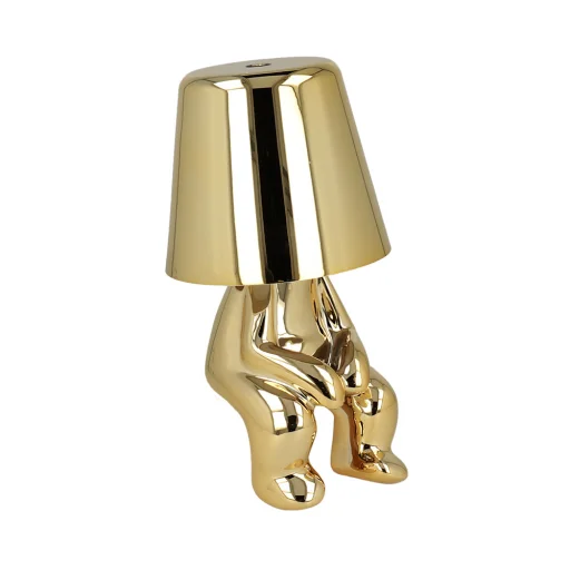 Night lamp Golden Man design L - 1