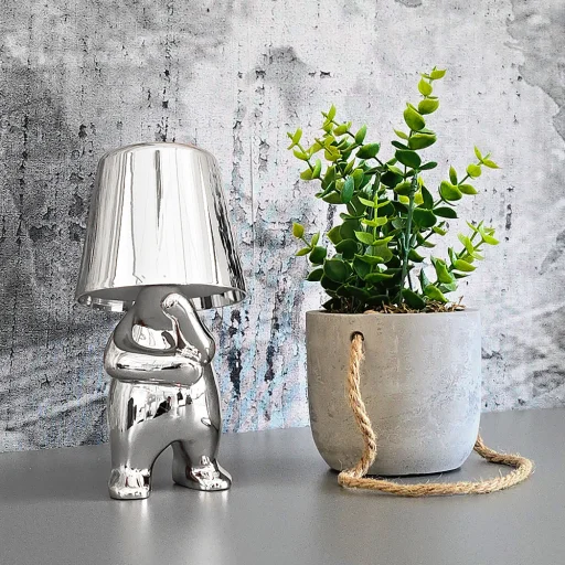 Night lamp Silver Man design G - 2