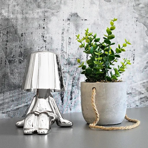 Night lamp Silver Man design C - 2