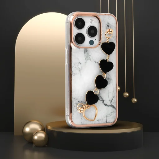 Trend fliptok Samsung Galaxy S24 design 6 fehér tok - 5