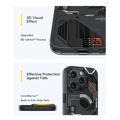  iPhone 15 Pro Max Fehér Benks Magnetic Mecha Series tok - 4