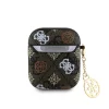 Guess PU 4G Peony Charm tok AirPods 1/2 Brown thumbnail