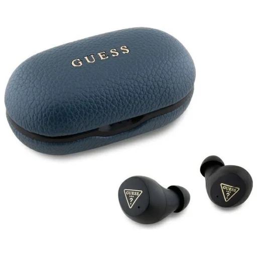 GUESS vezeték nélküli fülhallgató bluetooth TWS ENC GUTWSPGTSPSB (PU Grainee Classic Logo) kék - 3