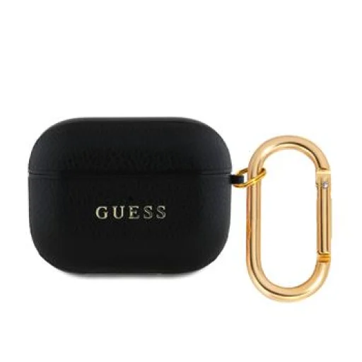 Guess PU Grained Classic Logo tok AirPods 3-hoz Fekete - 1