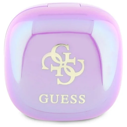GUESS vezeték nélküli fülhallgató Bluetooth TWS GUTWSJ144ESU (Mini Iridescent 4G Printed Logo) lila - 3