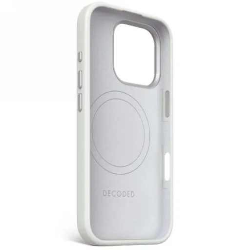 Decoded Antimikrobiális Szilikon Stacks Hátlap MagSafe-fel iPhone 16 Pro-hoz - Szürke tok - 3
