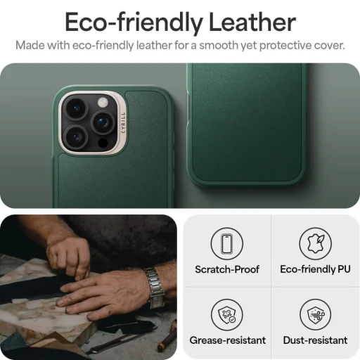  iPhone 16 Pro Max Erdőzöld Spigen Cyrill Kajuk Mag Magsafe Tok - 12