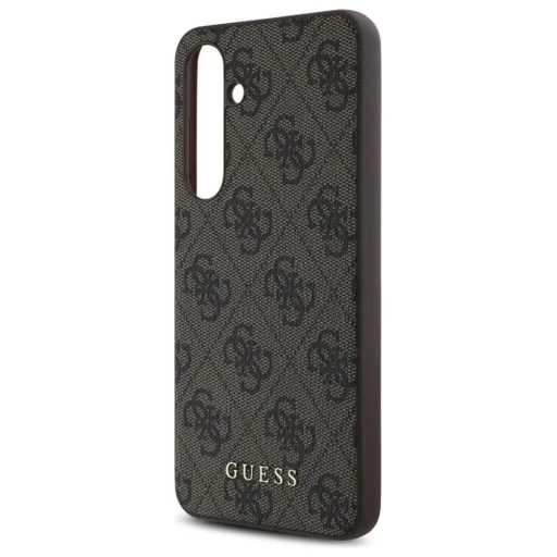 GUESS tok Samsung Galaxy S24 FE GUHCS24FEG4GFBR (HC PU 4G Metal Logo) barna tok - 4