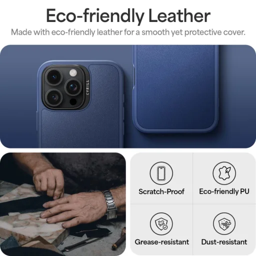  iPhone 16 Pro Max Tengerészkék Spigen Cyrill Kajuk Mag Magsafe tok - 12