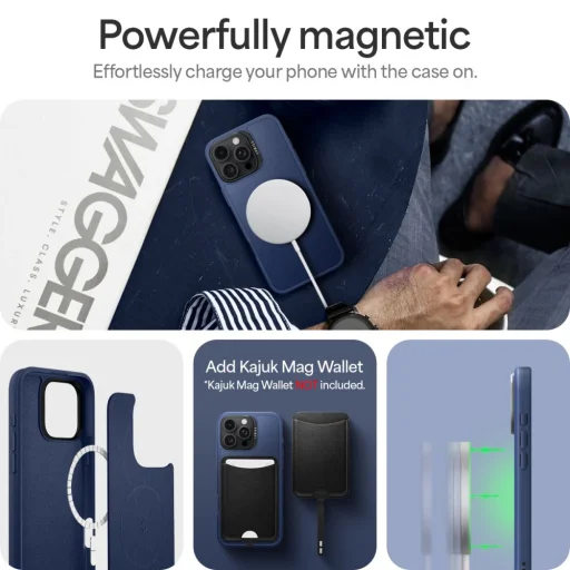  iPhone 16 Pro Max Tengerészkék Spigen Cyrill Kajuk Mag Magsafe tok - 14