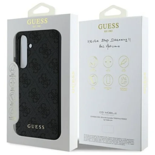 GUESS tok Samsung Galaxy S24 FE GUHCS24FEG4GFGR (HC PU 4G Metal Logo) szürke tok - 2