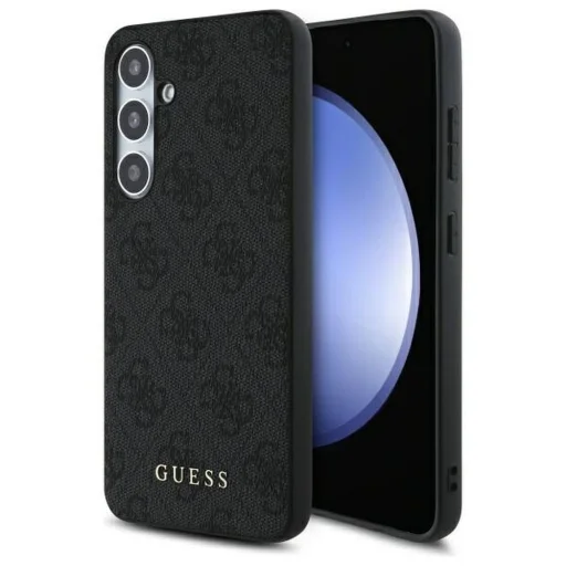 GUESS tok Samsung Galaxy S24 FE GUHCS24FEG4GFGR (HC PU 4G Metal Logo) szürke tok - 1