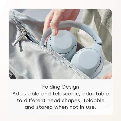 Rock fejhallgatók O3 ANC bluetooth bézs, - 8