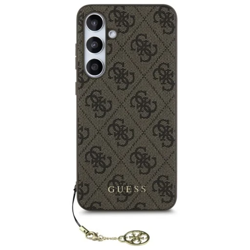 GUESS tok Samsung Galaxy S24 FE GUHCS24FEGF4GBR (HC PU 4G Charm) barna tok - 3