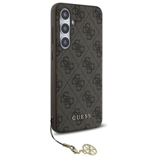 GUESS tok Samsung Galaxy S24 FE GUHCS24FEGF4GBR (HC PU 4G Charm) barna tok - 6