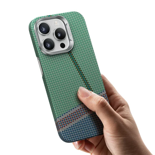  iPhone 16 Pro Benks PassionGreen Kevlar 600D tok - 3