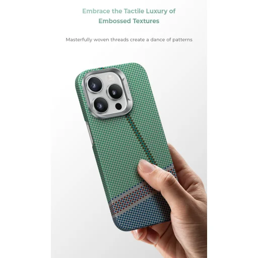  iPhone 16 Pro Benks PassionGreen Kevlar 600D tok - 5