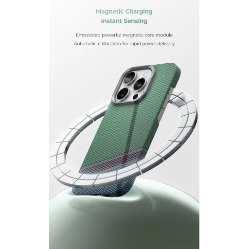  iPhone 16 Pro Benks PassionGreen Kevlar 600D tok - 8