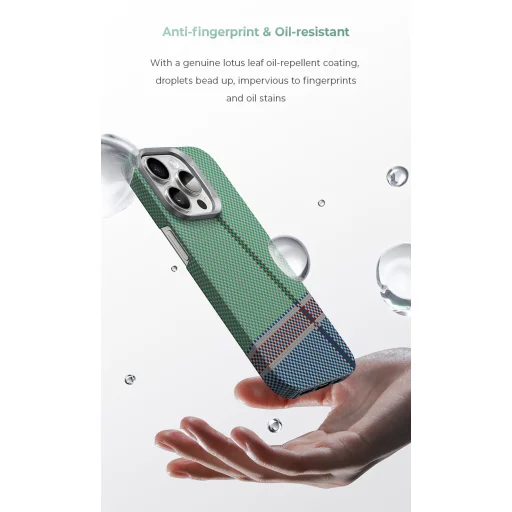  iPhone 16 Pro Benks PassionGreen Kevlar 600D tok - 9