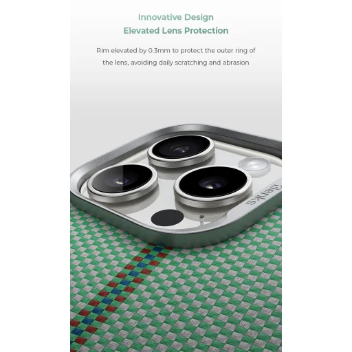  iPhone 16 Pro Benks PassionGreen Kevlar 600D tok - 10