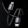 Benks Cable D43 - Type C - Lightning - PD 27W 3A 1,2 méter fekete thumbnail
