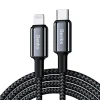 Benks Cable D43 - Type C - Lightning - PD 27W 3A 1,2 méter fekete thumbnail