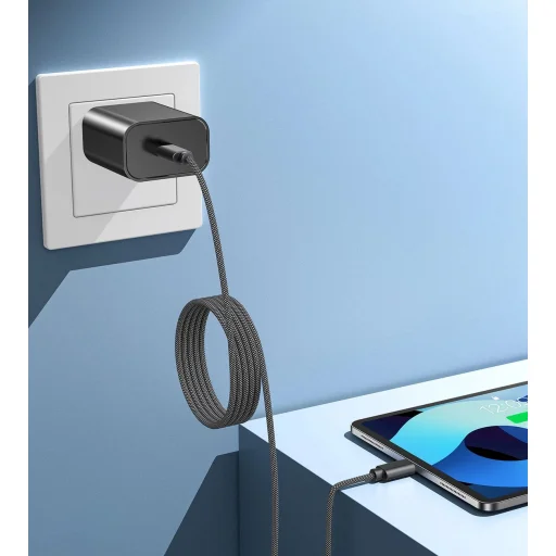 Choetech XCC-1054 240W Kábel Power Delivery 3.1 USB-C Mágneses 1.2m - Fekete - 4