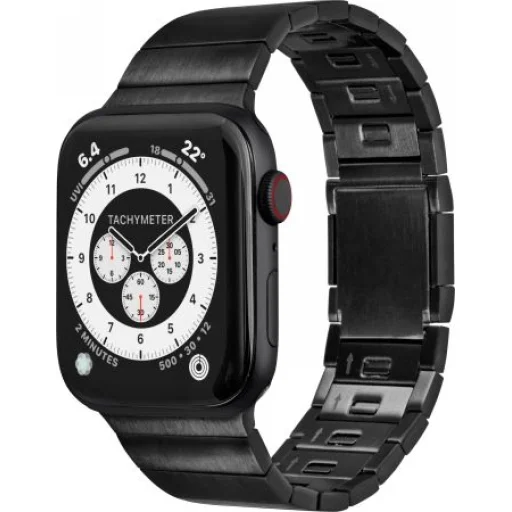 Pasek LAUT LINK 2.0 Apple Watch 42/44/45/49 mm - fekete - 1