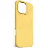 Decoded Antimikrobiális Szilikon Hátlap MagSafe funkcióval iPhone 16 Pro Max-ra - Sárga tok - 2