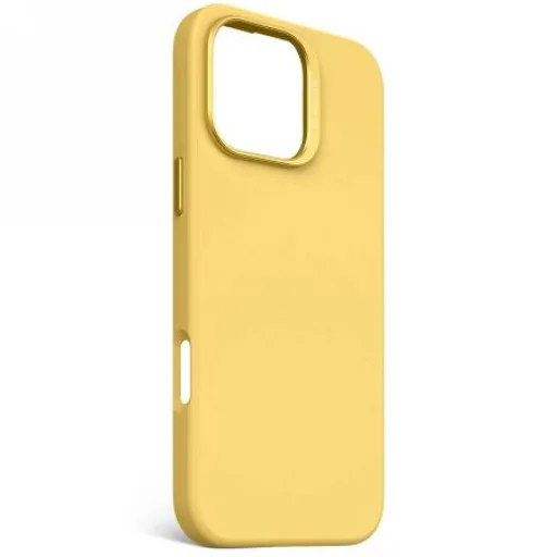 Decoded Antimikrobiális Szilikon Hátlap MagSafe funkcióval iPhone 16 Pro Max-ra - Sárga tok - 2