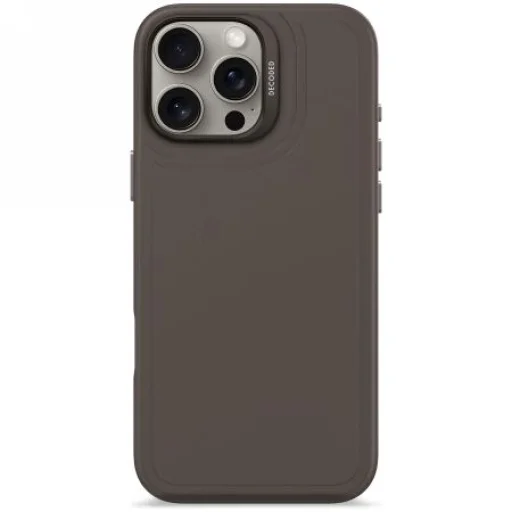 Decoded AntiMicrobial Szilikon Stacks Hátlap Tok MagSafe funkcióval iPhone 16 Pro Max számára - Fekete tok - 1