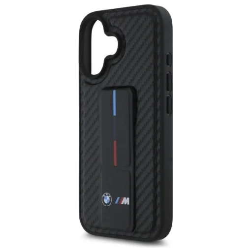  iPhone 16 fekete BMW M Grip Stand Smooth és Karbon tok - 6