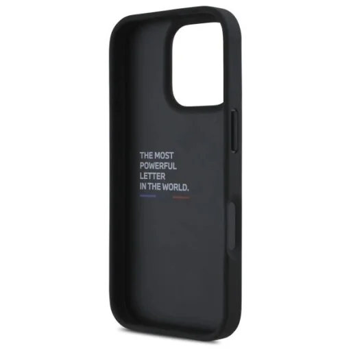  iPhone 16 Pro Max fekete BMW M Grip Stand Smooth és Carbon tok - 7