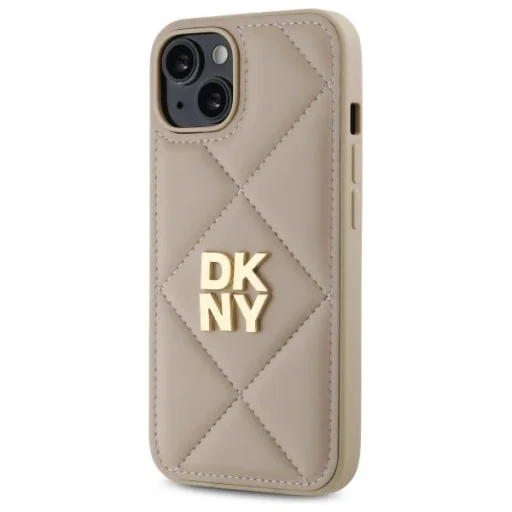  iPhone 14 Bézs DKNY Steppelt Stack Logo tok - 2