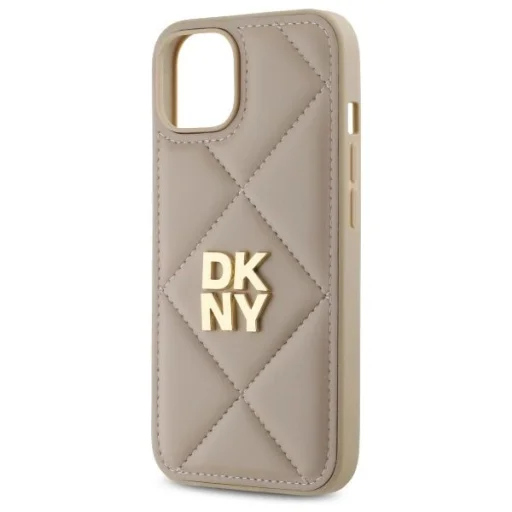  iPhone 14 Bézs DKNY Steppelt Stack Logo tok - 6