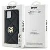  iPhone 14 Fekete DKNY Quilted Stack Logo tok thumbnail