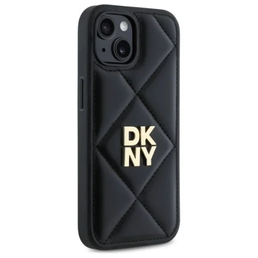  iPhone 14 Fekete DKNY Quilted Stack Logo tok - 4
