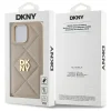  iPhone 14 Pro Max Bézs DKNY Quilted Stack Logo tok thumbnail