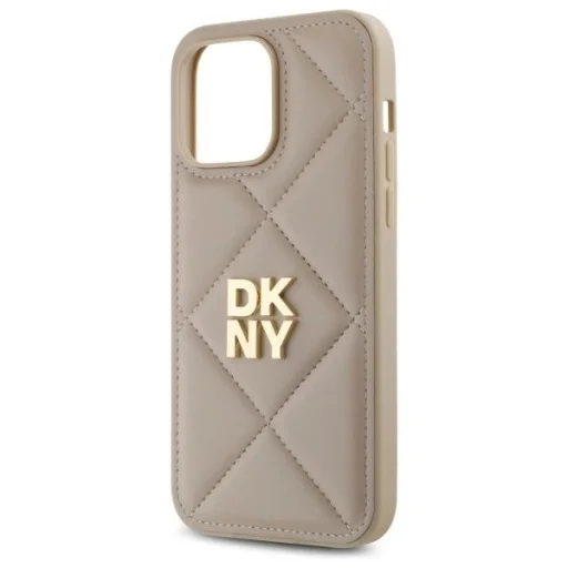  iPhone 14 Pro Max Bézs DKNY Quilted Stack Logo tok - 6
