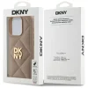  iPhone 15 Pro Max DKNY Quilted Stack Logo tok - Bézs thumbnail