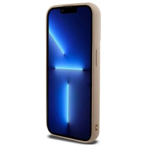  iPhone 15 Pro Max DKNY Quilted Stack Logo tok - Bézs - 4