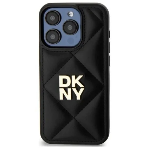  iPhone 15 Pro Max Fekete DKNY Steppelt Logós tok - 3