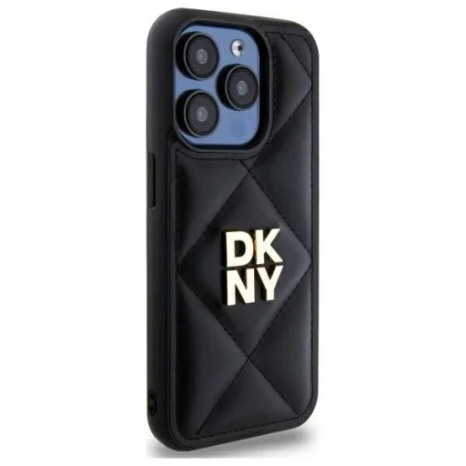  iPhone 15 Pro Max Fekete DKNY Steppelt Logós tok - 4