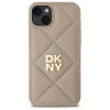  iPhone 15 Plus DKNY Steppelt Logó tok - Bézs thumbnail