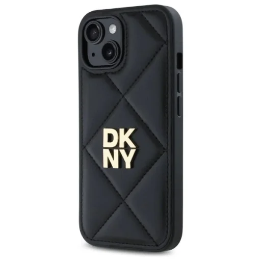  iPhone 15 Fekete DKNY Steppelt Stack Logo tok - 2