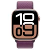 Apple Watch S10 GPS 46mm Rose Gold Alumínium Tok Bordó Sport Szíj thumbnail