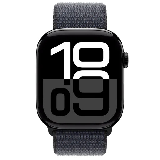 Apple Watch S10 Cellular 46mm Jet Black Alu Case with Ink Sport Loop - 2
