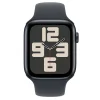 Apple Watch SE2 v3 GPS 44mm Éjféli Alumínium Tok Éjféli Sport Szíj - M/L, thumbnail