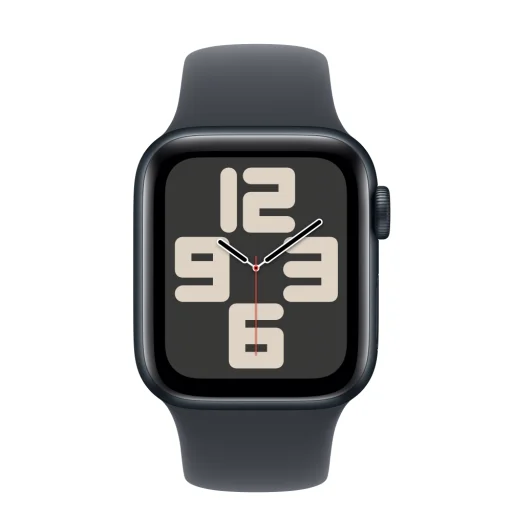 Apple Watch SE2 v3 GPS 40mm Éjféli Alumínium Tok Éjféli Sport Szíjjal - M/L - 3